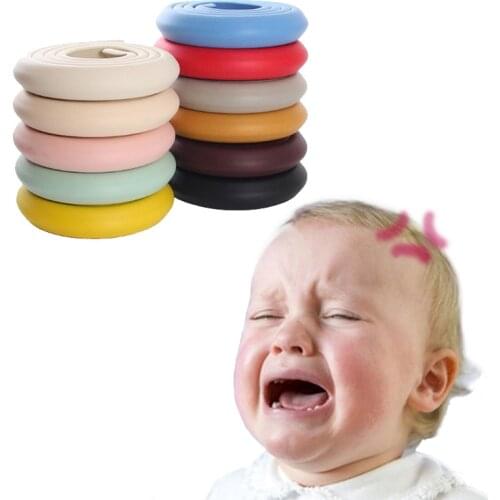 ​1PC 2M Baby Safety Table Desk Edge Guard Strip Home Cushion Guard Strip Safe Protection Children Bar Strip Soft Thicken sticker