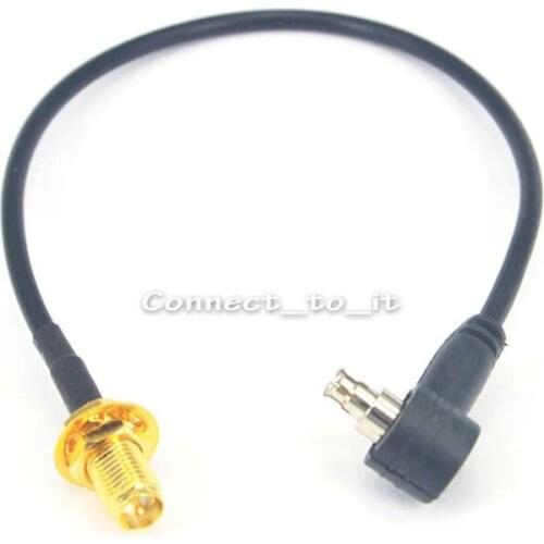 10 Pieces 3G USB Modem RP SMA Female to CRC9/TS9 male Rightangle Connector RF Coax Adapter Extension Cable 20CM RG174