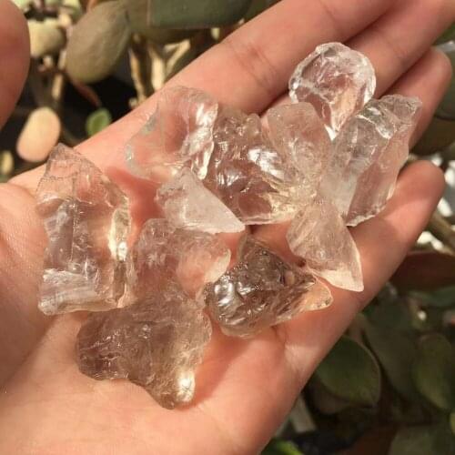 100g Natural raw clear smokey quartz rough stone natural quartz crystals mineral energy stone for healing