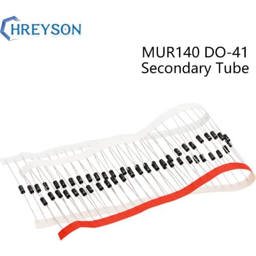 20Pcs Fast Recovery Diode MUR140 MUR110 MUR120 MUR160 MUR180 400V DO-41 600V 1A Electronic Components PCB MUR