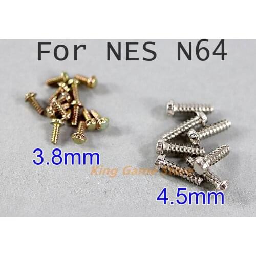 500pcs 3.8mm Screws 4.5mm Screws Bit Cartridge Case Screw Replacement for NES SNES N64 GB Game Console Cartridge case