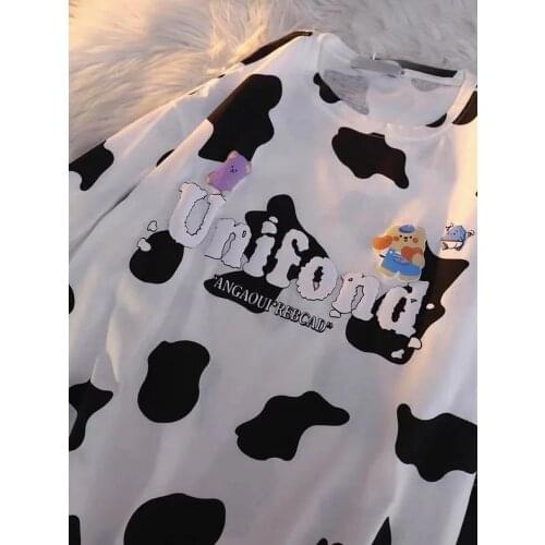 Deeptown Women's T-shirts With Inscriptions