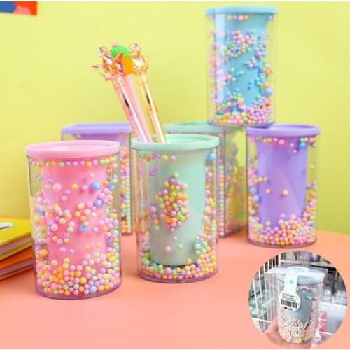 Pen Holder Cute Pen Holder Makeup Brush Holder Pen Organizer for Women Girls Office Home School Art Supply
