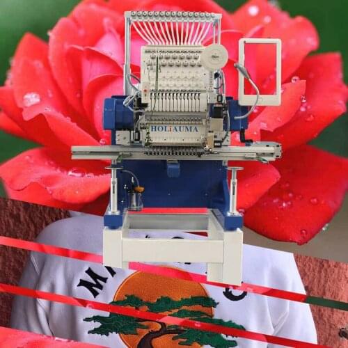 Home Used Commercial Computer Embroidery Machine / 3D Cap Garment Embroidery Machine Price