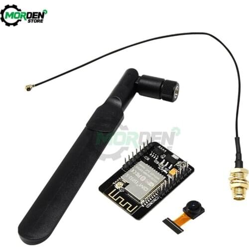 ESP32-CAM WiFi Module ESP32 Serial to WiFi ESP32 CAM Development Board 5V Bluetooth with OV2640 Camera Module + 8DBI Antenna