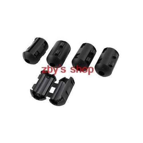 5PCS UF70B 5-8mm Cable Clip On EMI RFI Noise Ferrite Core Suppressor Filter 7mm Inner Diameter Black or Gray