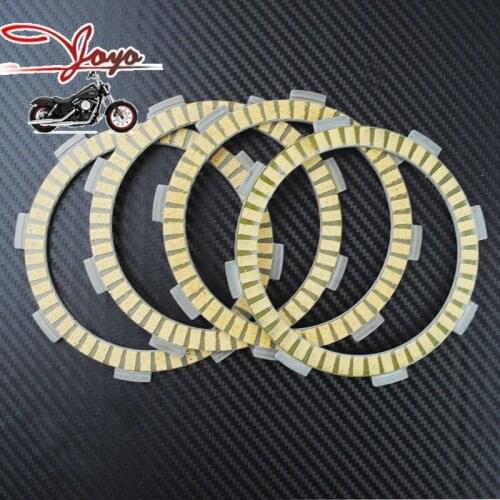 Motorcycle Paper-based Wet Clutch Friction Plates For ATC125/185/200 CR60R CR80R CRF100F TRX125/200/90 XL/XR/XZ100 NSR50 YFM125R