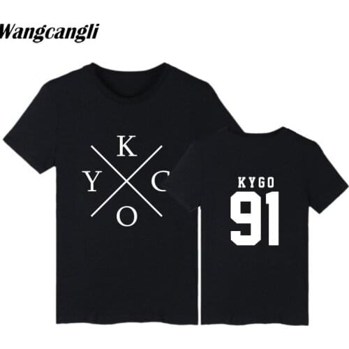 DJ KYGO Logo Custom Hip Hop t shirt summer short sleeve t-shirt Men/Women Casual Print tshirt Top Tee Brand clothes