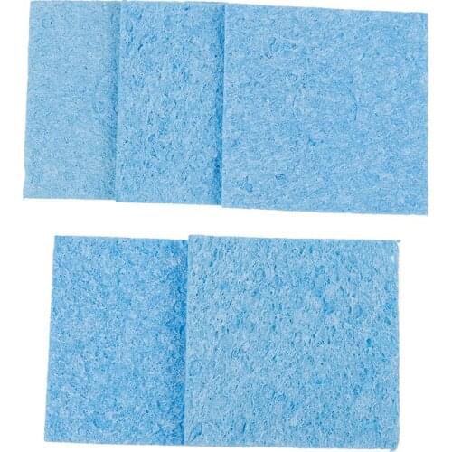 5pcs/lot Soldering Iron Solder Tip Welding Cleaning Sponge Pads Hand Tool 6cm*6cm