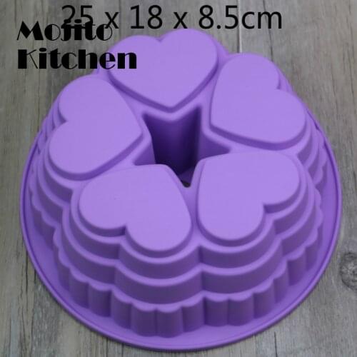 Toast Bread Mold Bow Flower DIY Chocolate Jelly Pudding Dessert Ice Cube Mousse Cake Silicone Baking Tool