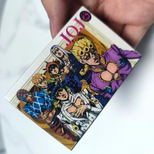 JoJo Poker Card JoJos Bizarre Adventure Cosplay Board Game Cards Hardcover Poker Toy Gift with Box