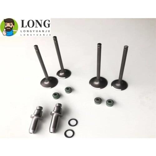 Motorcycle Engine Valve Intake Exhaust Stem Valve for Honda CG200 ZONGSHEN LIFAN LONGXIN CG200 CG 200 JL200 LF200 200cc