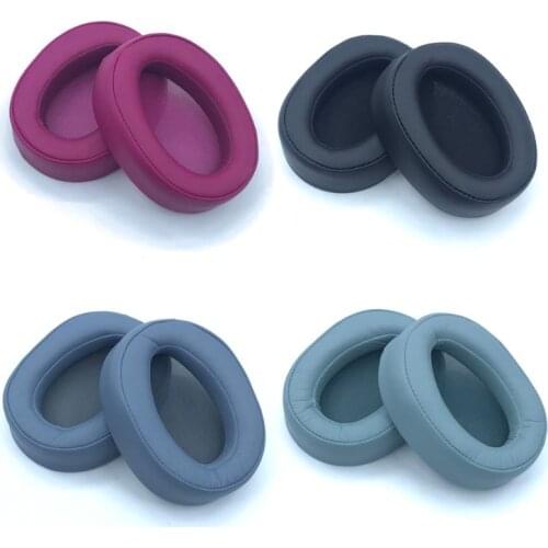 Leather Headphone Ear Pads for SONY MDR-100AAP 100A H600A Earbud Earphone Foam Pad Cushion Sponge Covers M5TB