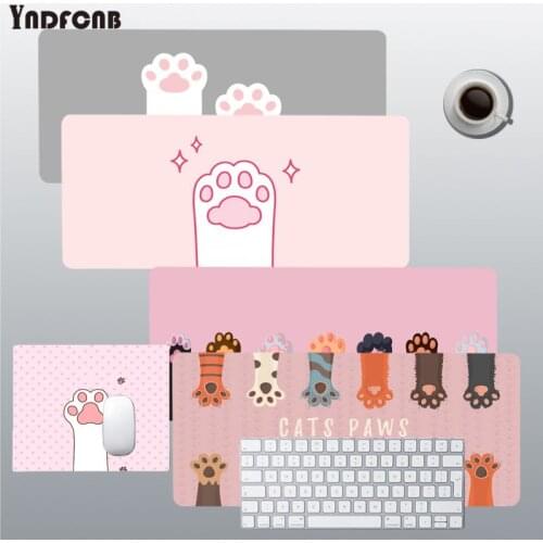 YNDFCNB cute baby cat paw Mouse Pad Super Creative INS Tide Large Game Size for Cs Go LOL Game Player PC Computer Laptop