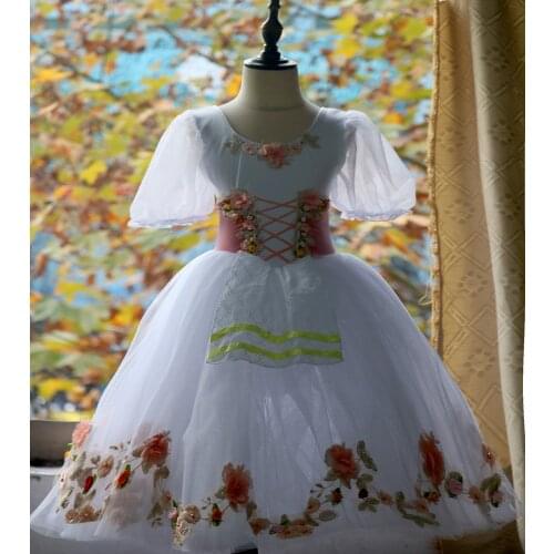 New ballet tutu skirt dance tulle dress Gisele Girls Dance wear .BT-07