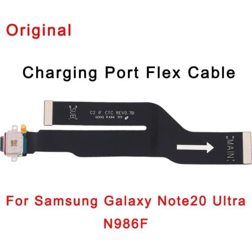 Original Charging Port Flex Cable for Samsung Galaxy Note20 Ultra N986F / For Samsung Galaxy Note20 Ultra 5G SM-N986