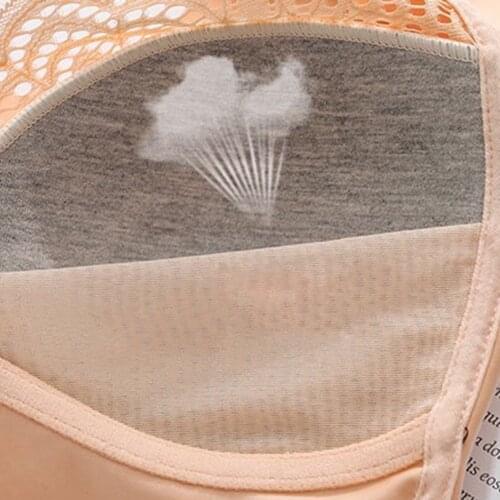 Lift Stretch Full-Figure Seamless Lace Cut-Out Bra Soft Seamless Sleep Bra Sports Bra HSJ88