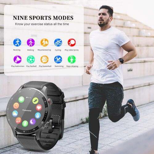 L8 Bluetooth Smart Watch Men Blood Pressure Round Smartwatch Women Watch Waterproof Sport Tracker WhatsApp For Android Ios