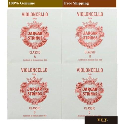 Jargar Cello Strings Jargar Classic Cello Strings Forte 4/4 Size-C,G,D,A Free Shipping