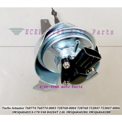 Turbo Actuator 760774 760774-0003 728768-0004 728768 753847 753847-0006 3M5Q6K682BA 3M5Q6K682BB 3M5Q6K682CA C70 V40 D4204T 2.0L