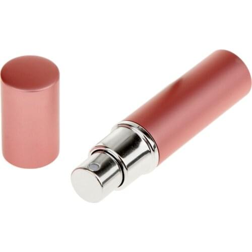 2pcs Portable Perfume Aromatherapy Container Leaking Proof Atomizer Empty Refillable Mist Spray Bottles - Blue and Pink