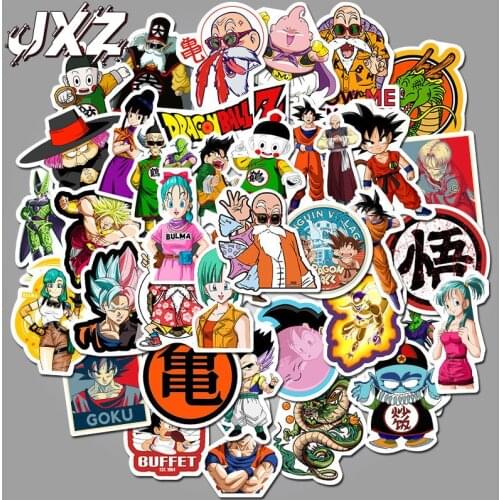 50 Pcs/set Japanese Cartoon Dragon Graffiti Stickers Car Motorcycle Draw Bar Box Cartoon Doodle Sticker Toy