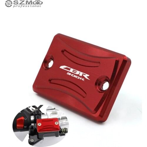 Motorcycle Accessories Front Brake Clutch Cylinder Fluid Reservoir Cover Cap For HONDA CBR300R CBR 300R 2015-2017 With Logo
