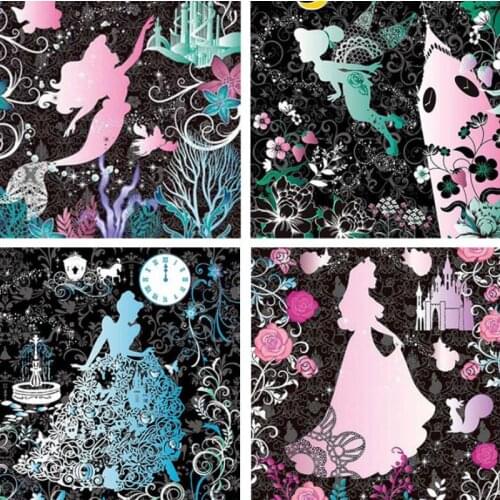 5D DIY Diamond Painting Disney Cartoon Princess Embroidery Full Cross Stitch Kit Mosaic Home Decoration Square Round Diamond