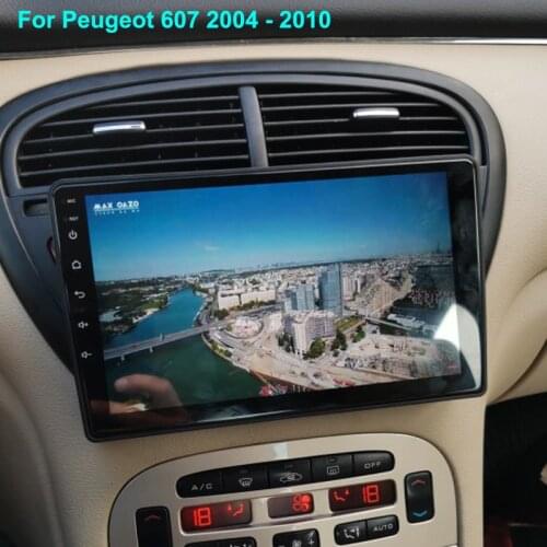 Carplay Android 10 Car Multimedia Video Player For Peugeot 607 2004 - 2010 Radio Dashboard 4G LTE Navi GPS Stereo Head Unit