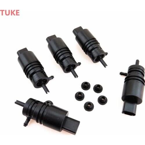RWSYPL New Qty 5 Car Windshield Nozzle Pump Motor For A8 A5 A6 A4 TT Golf Polo Passat Beetle Caddy 1T0 955 651 1T0955651