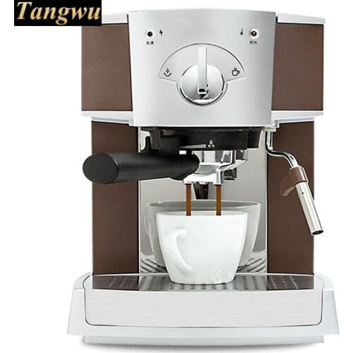 Espresso maker USES a semi-automatic steam - style coffee maker