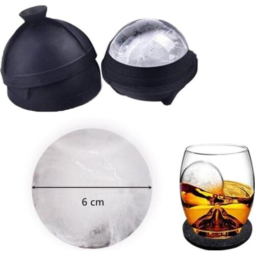 6 Cm Ball Ice Molds DIY Home Bar Party Cocktail Use Sphere Round Ball Ice Makers Kitchen Ice Cream Moulds