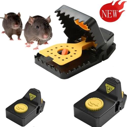 Strong Mouse Trap Rat Mice Catching Reusable Rat Traps Mouse Pest Killer Snap Traps Rodent Catcher for Indoor& Outdoor