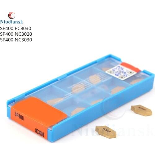 SP400 PC9030 NC3020 NC3030 high quality slotted Cutting tool carbide CNC lathe turning Inserts lathe turning grooving tools