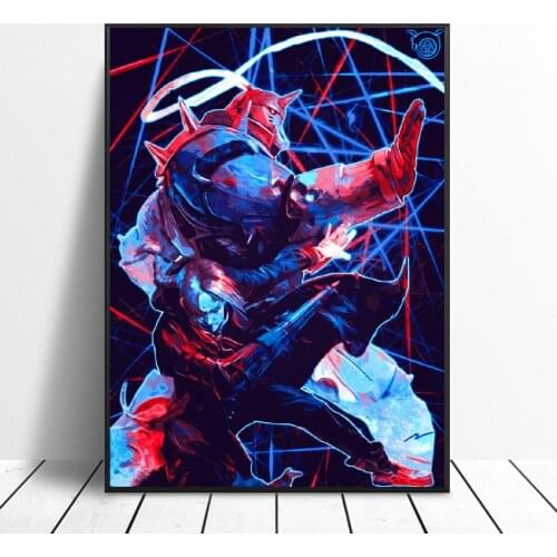 Edward and Alphonse Elric Art Canvas Poster Home Decor Painting No Frame
