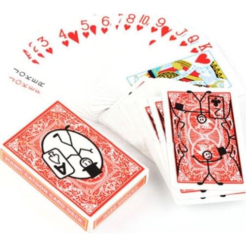 Maytir Magic Prop Playing Card Toon Cartoon Cardtoon Deck Pack Poker Animation Prediction Tool Funny Magic Tricks Gimmick