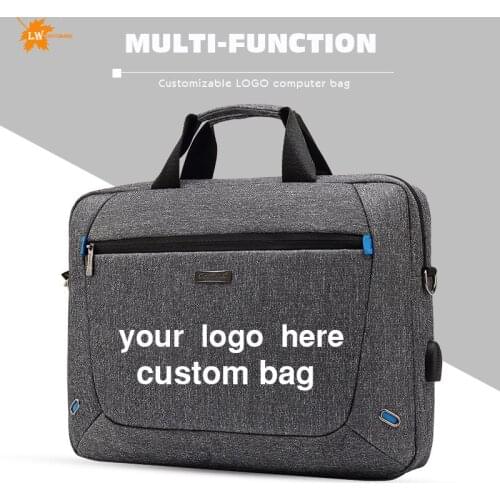Customize logo bag Lawyer work Briefcase Business Mens bag Shoulder Bag Handbag Notebook laptop bag Womens bag storage bag LW