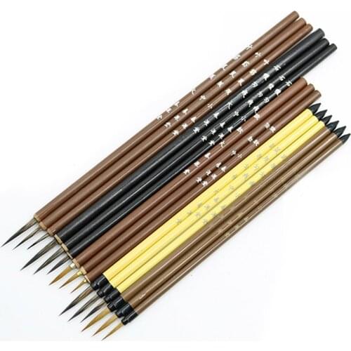 Calligraphy Chinese Traditional Calligraphy Set Brush Landscape Painting Brush Weasel Hair Pen Writing Brush Set for Students
