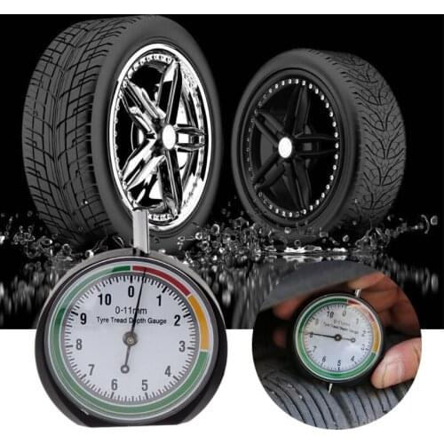 2021 New Car Tyre Tread Depth Gauge Tire Pointer Monitor Measure Device Tool
