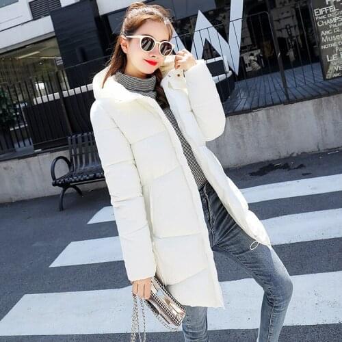 Keep Limited Cotton Polyester Long No Slim Warm Loose Color Cotton-padded Paragraph. Self-cultivation Jacket 2019 New Even Cap