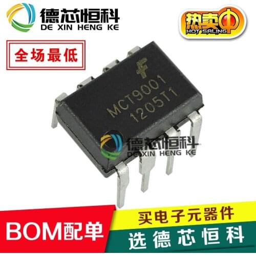 Optocoupler MCT9001 optoisolator transistor photoelectric output MCT9001 straight plug DIP-8 9001