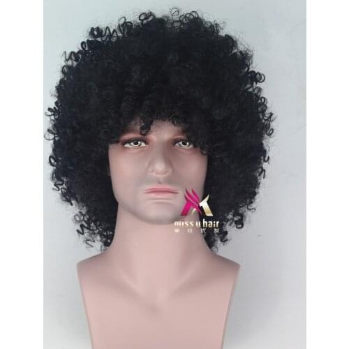 Halloween Wig Daily Performances Photographed Dressed Friends Explosion Black Short Hair Wig Cosplay Wig