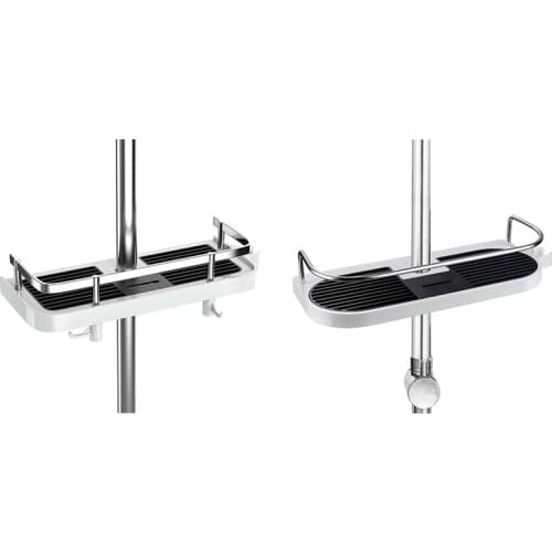 Bathroom Shower Shelf, No Drilling Shower Holders Storage Shower Caddy Hanging Bathroom Organiser for Shower Head Hook