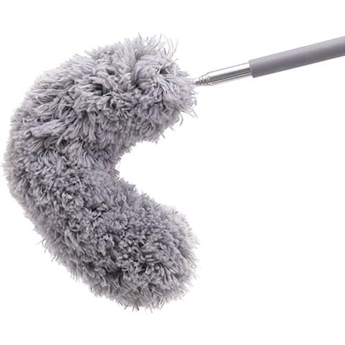Stretch Extend Microfiber Dust Shan Adjustable Feather Duster Household Dusting Brush Cars Cleaning Kitchen Accessories