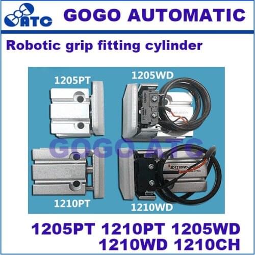 Robotic grip fitting cylinder 1210WD 1210PT 1205WD 1205PT Injection molding machine manipulator Pneumatic Components magnetic