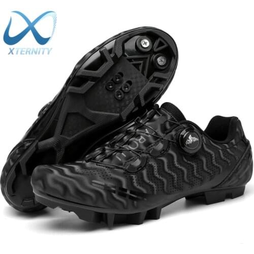 Ultralight Hot Sale Cycling Shoes Mens Professional Racing Speed Sneaker MTB Flat Road Bike Shoes Self-Locking SPD Cleat Shoes