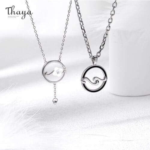 Thaya Chain Cute Necklace Women Original Design Vintage Necklaces For Couple Flower Romantic Fine Jewelry Party Birthday Gift