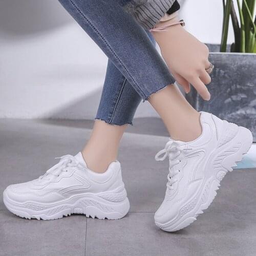 Shoes Women Designers Platform White Sneakers Wedges Shoes For Women Ladies Casual Shoes