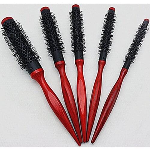 1PC New DIY Hairstyle Cuspidal Handle Detangle Hair Comb Roller Round Massage Comb Hairbrush Styling Tool