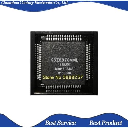 2 Pcs KSZ8873MML QFP64 New and Original In Stock